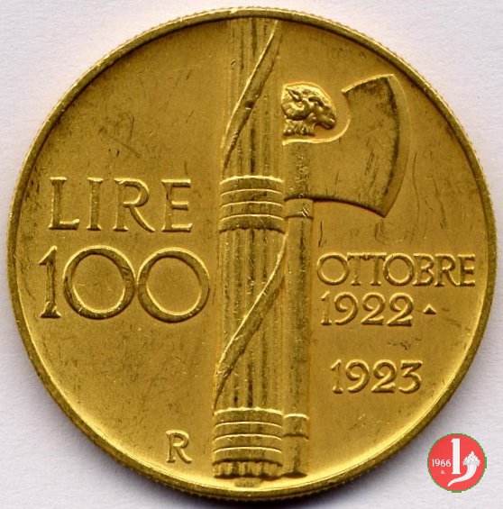 100 lire fascio 1923 (Roma)