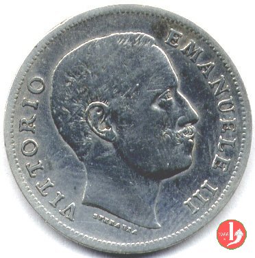 1 lira aquila sabauda 1906 (Roma)