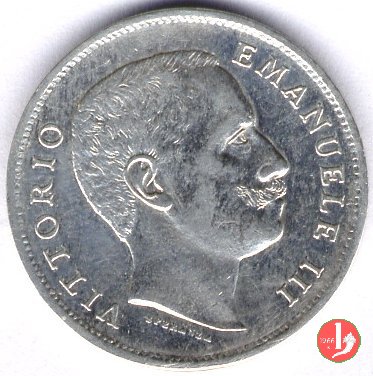 1 lira aquila sabauda 1907 (Roma)