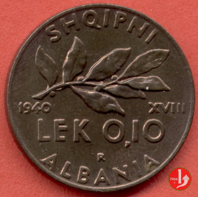 0,10 lek 1940 (Roma)