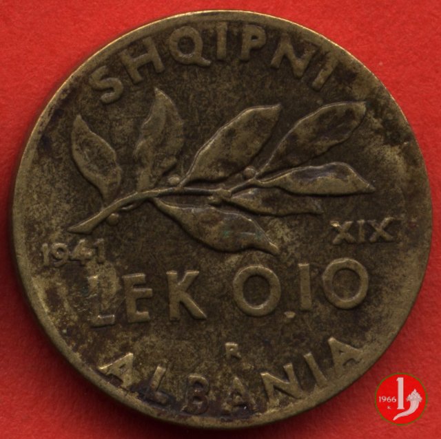 0,10 lek 1941 (Roma)