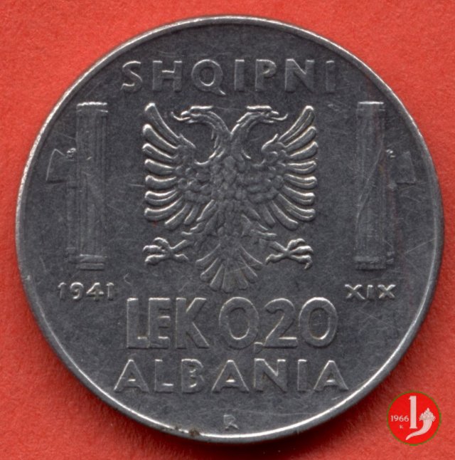 0,20 lek 1941 (Roma)