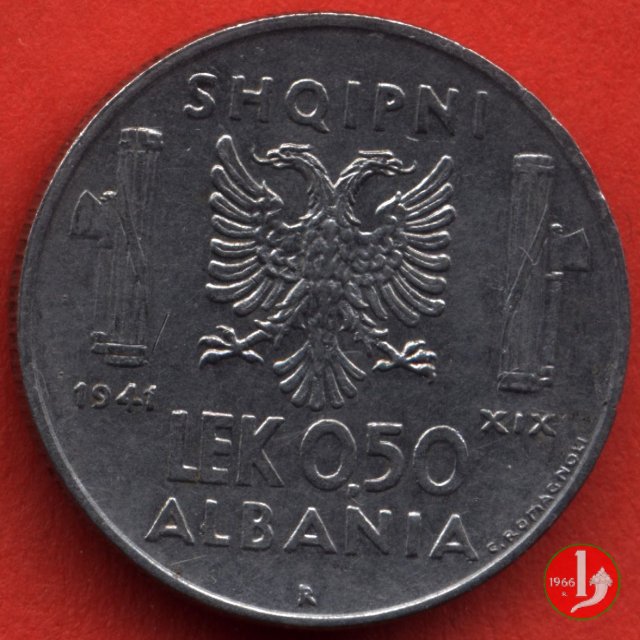 0,50 lek 1941 (Roma)