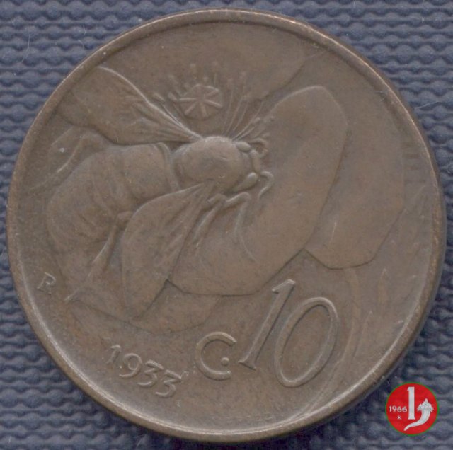 10 centesimi ape 1933 (Roma)
