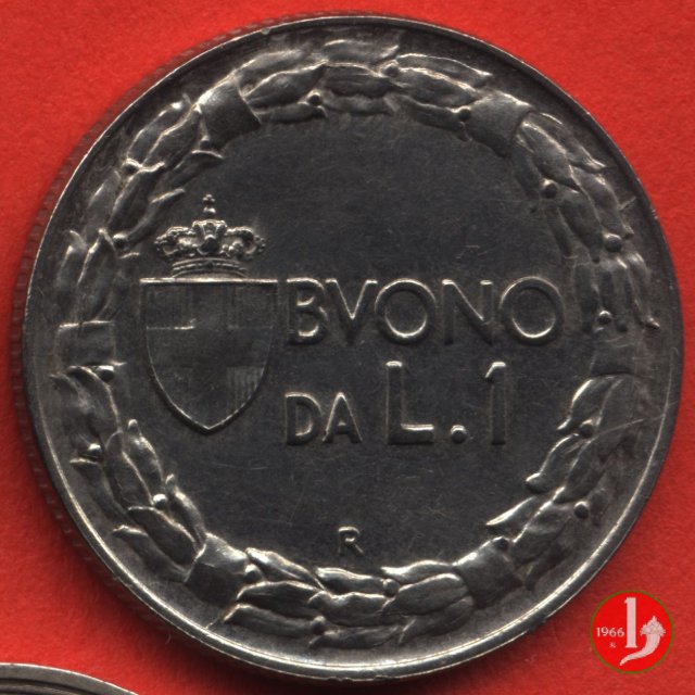 Buono da 1 lira 1922 (Roma)