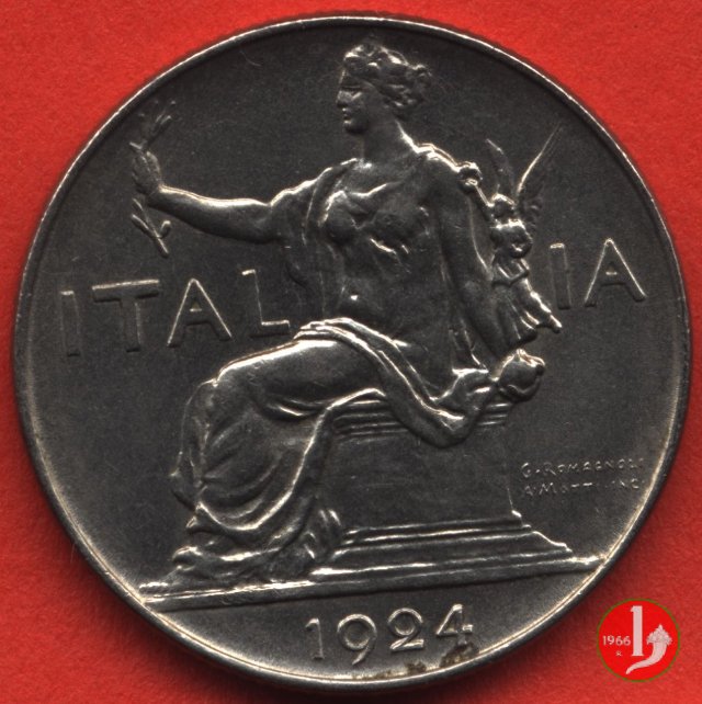 Buono da 1 lira 1924 (Roma)