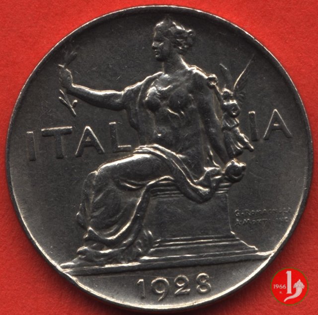 Buono da 1 lira 1928 (Roma)