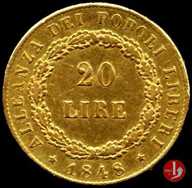 20 lire 11 agosto 1848 1848 (Venezia)