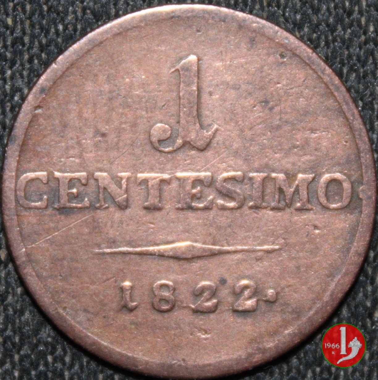 ITALIA - LOMBARDIA-VENETO 1 Centesimo 1822 Milan - M fwo_713608 Monete del  Mondo